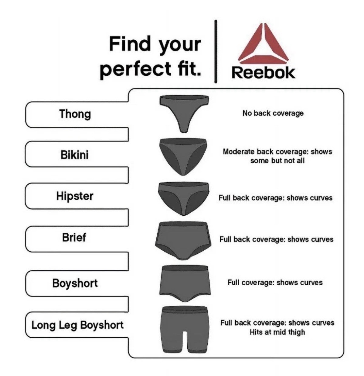 NWT Reebok Women’s Seamless Thong 6-Pack Size Assorted Colors 2XL 20-22 2X-Large