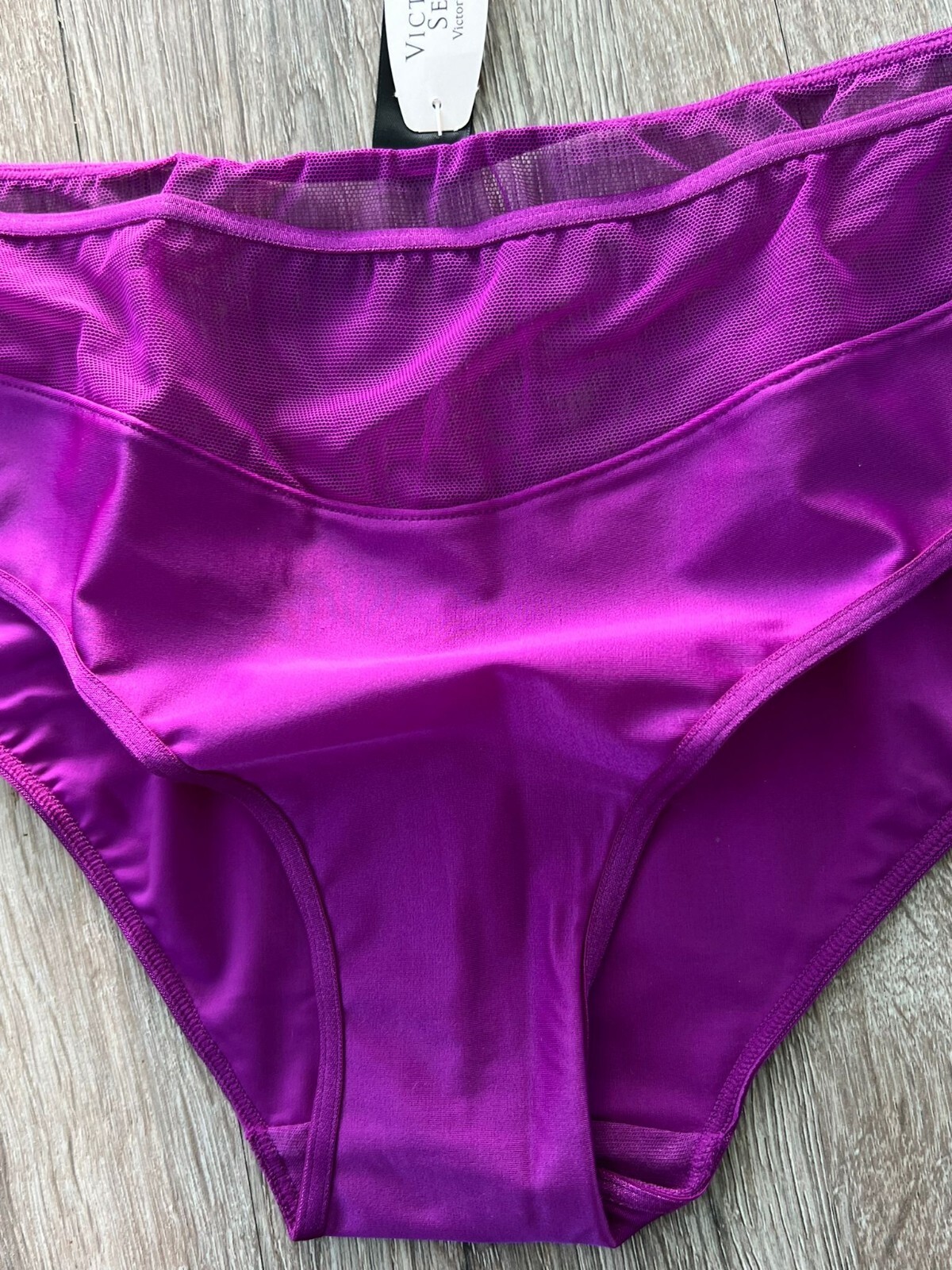 Vintage Victorias Secret Sexy Silky Smooth Satin Panties L NWT