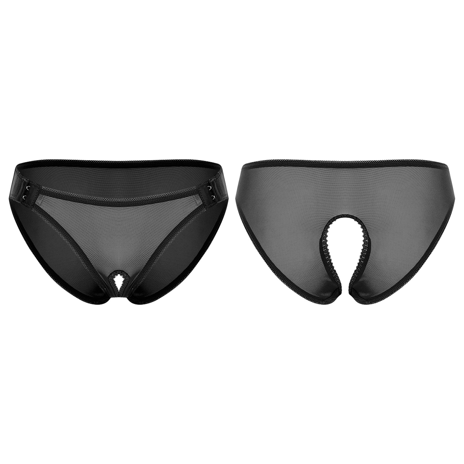 Womens Sheer Adult Panties Lace Underwear Rave Briefs Club Lingerie Ladies Open
