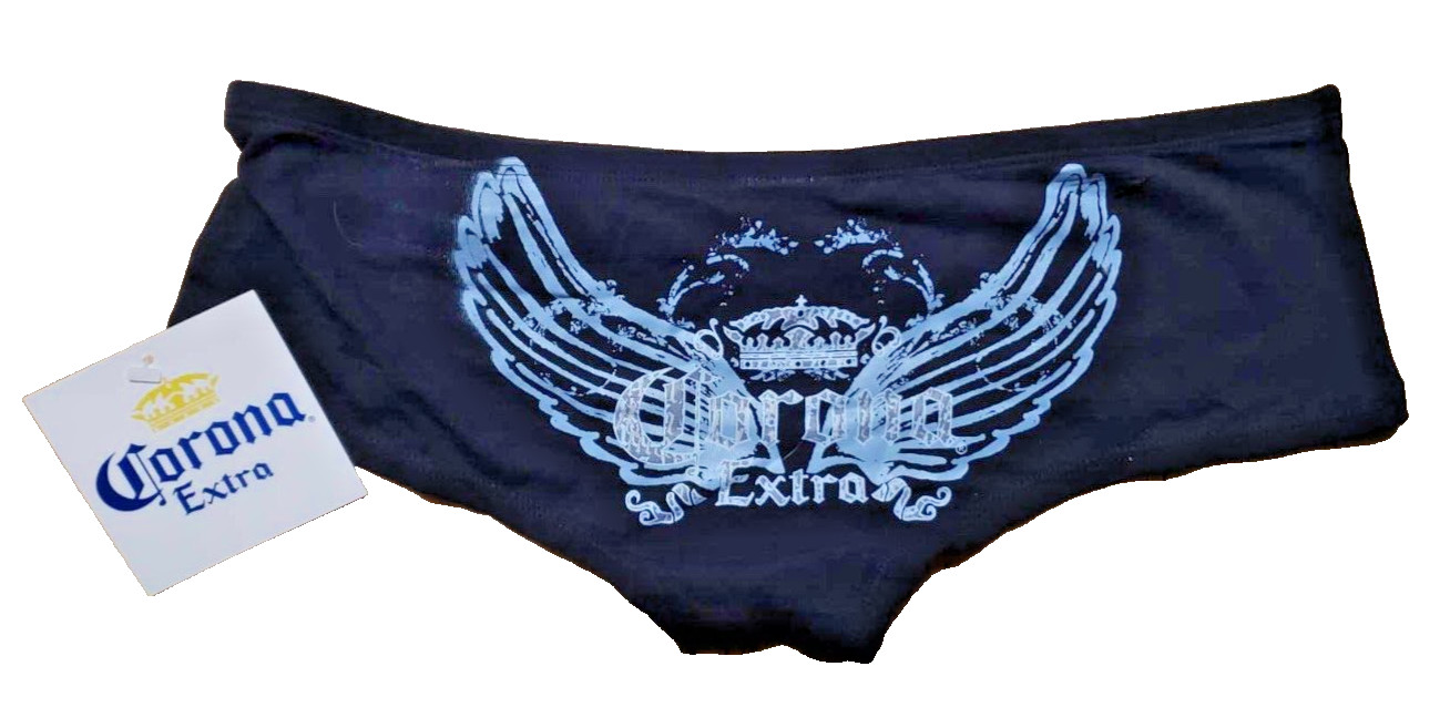 Women’s Corona Extra Underwear BUNDLE 4 PACK Beer Cotton Spandex Blue XL NEW