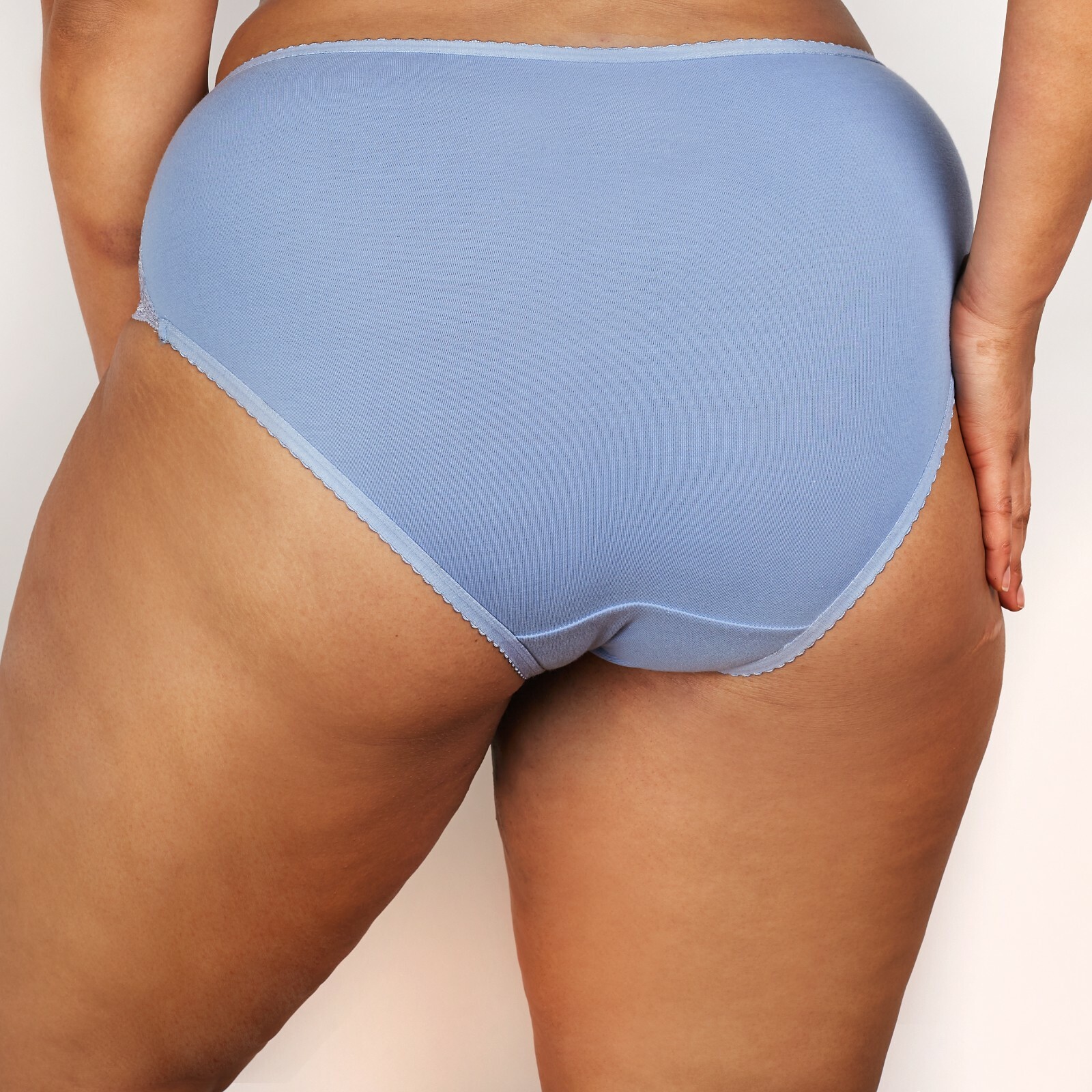 WOMENS MIDI BRIEFS COTTON LACE KNICKERS SEXY LADIES UNDERWEAR PLUS SIZES 14-32