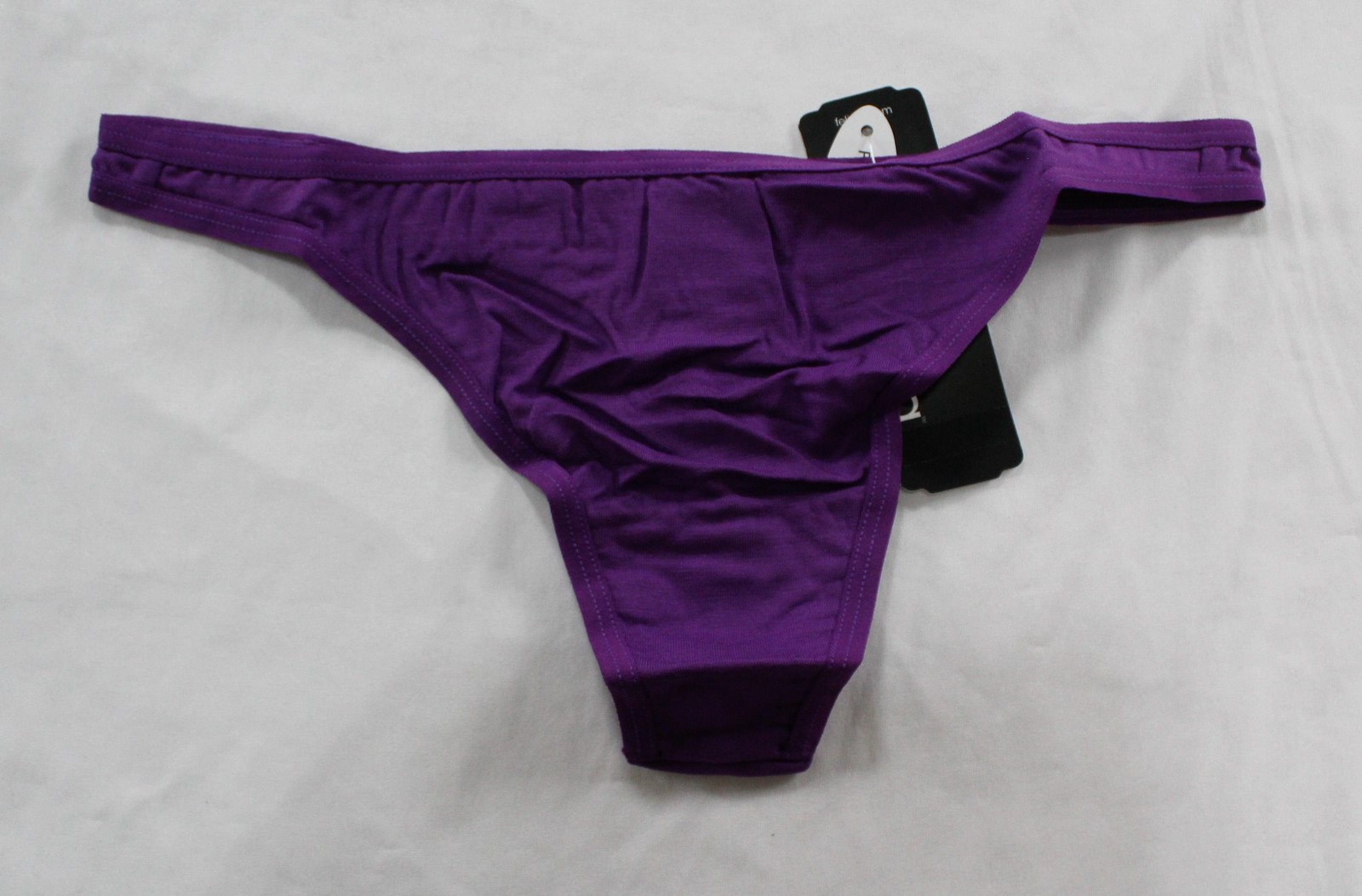Felina Women’s Low Rise Modal So Smooth Thong Panty ZG3 Purple Small NWT