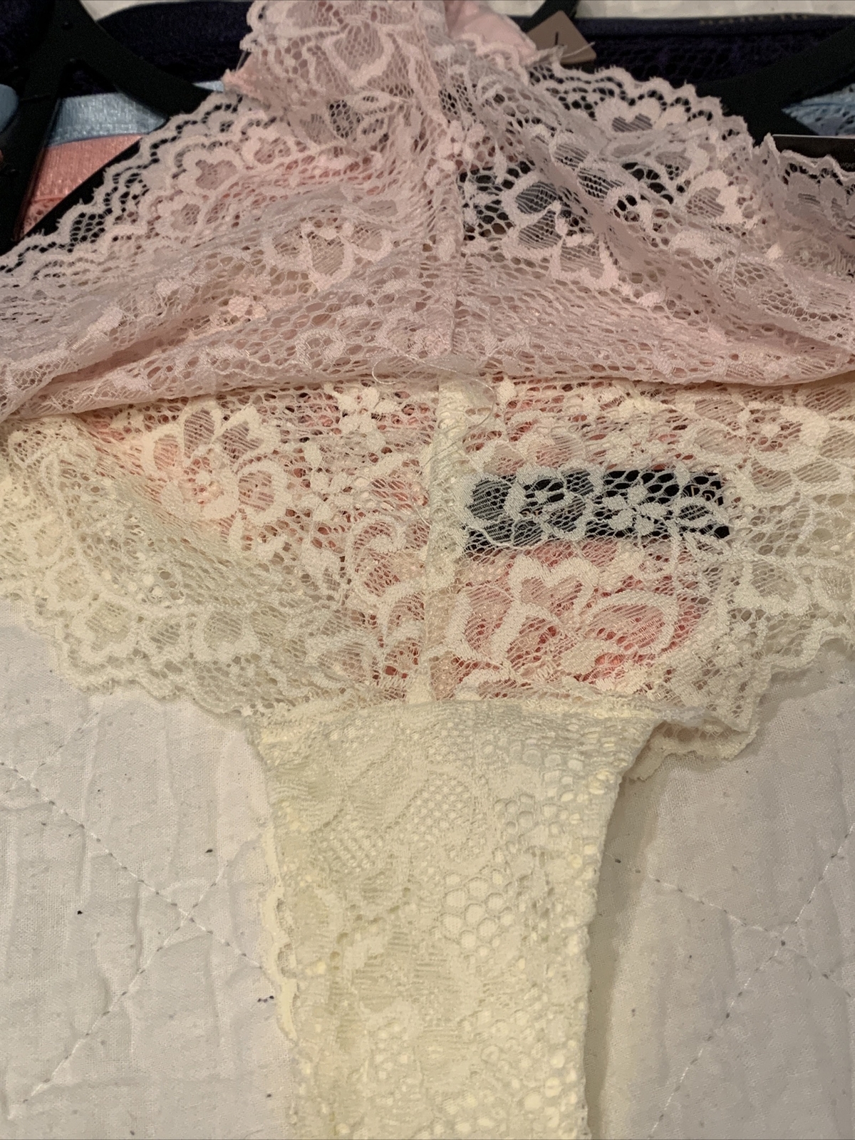 Nanette Lepore 5 Pack Bikini Lace Panties Set Size Large Underwear
