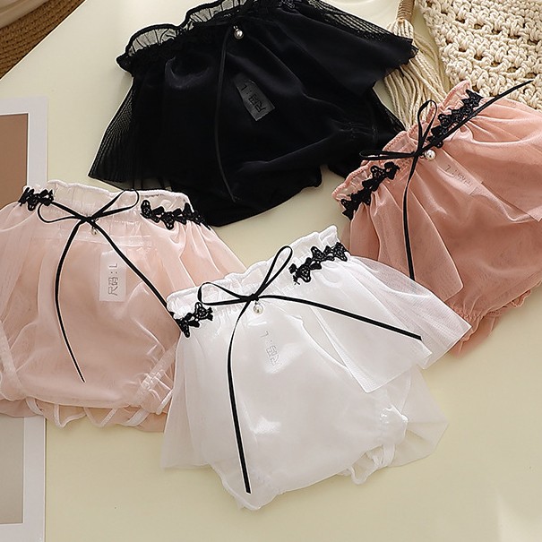 4 Pack Lot Sexy Womens See Through Sheer Panties Brief Sissy Lingeries Underwear