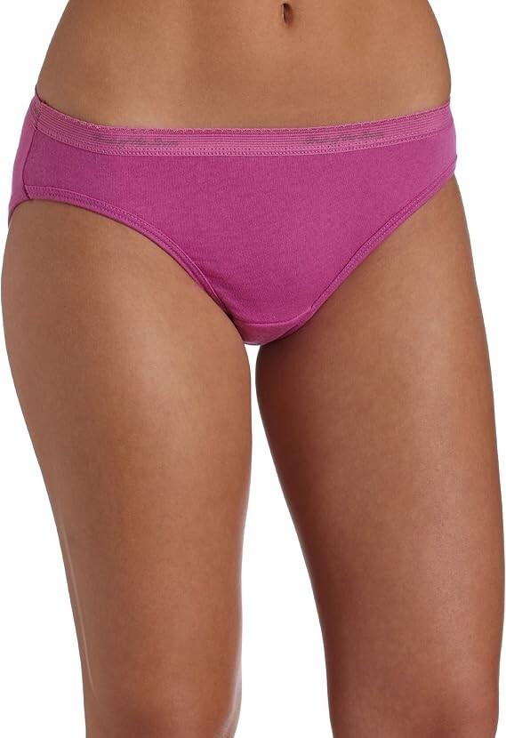 Fruit of the Loom Women’s 18-Pack Cotton Bikini Panties