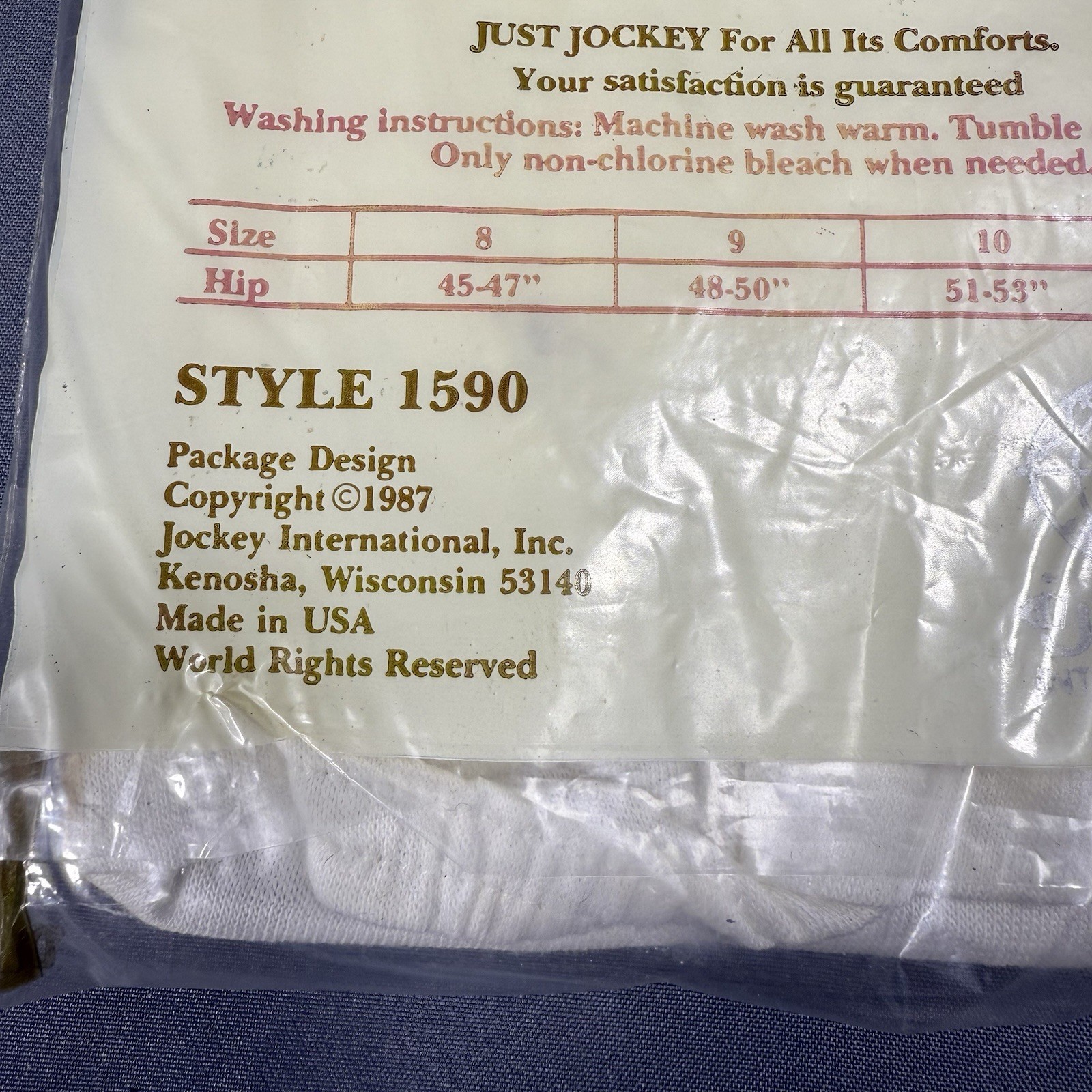 Vtg 1987 Jockey & 1999 Hanes Her Way Cotton HiCut Briefs White 4 Pair Size 8 NOS