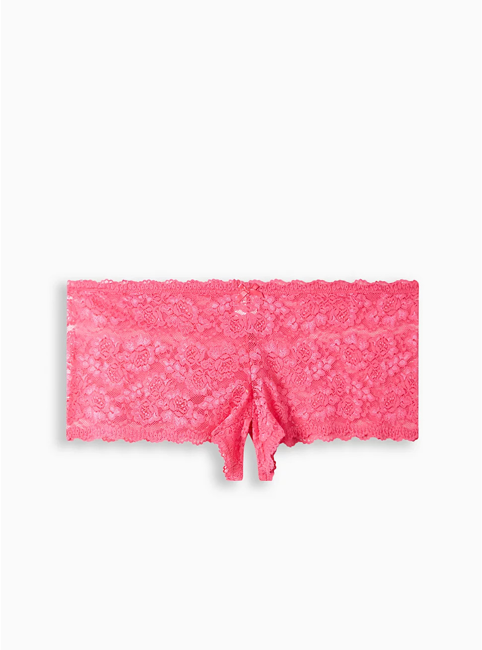 Torrid PINK LACE CHEEKY PANTY WITH OPEN GUSSET Panties Size 1 14-16 NWT