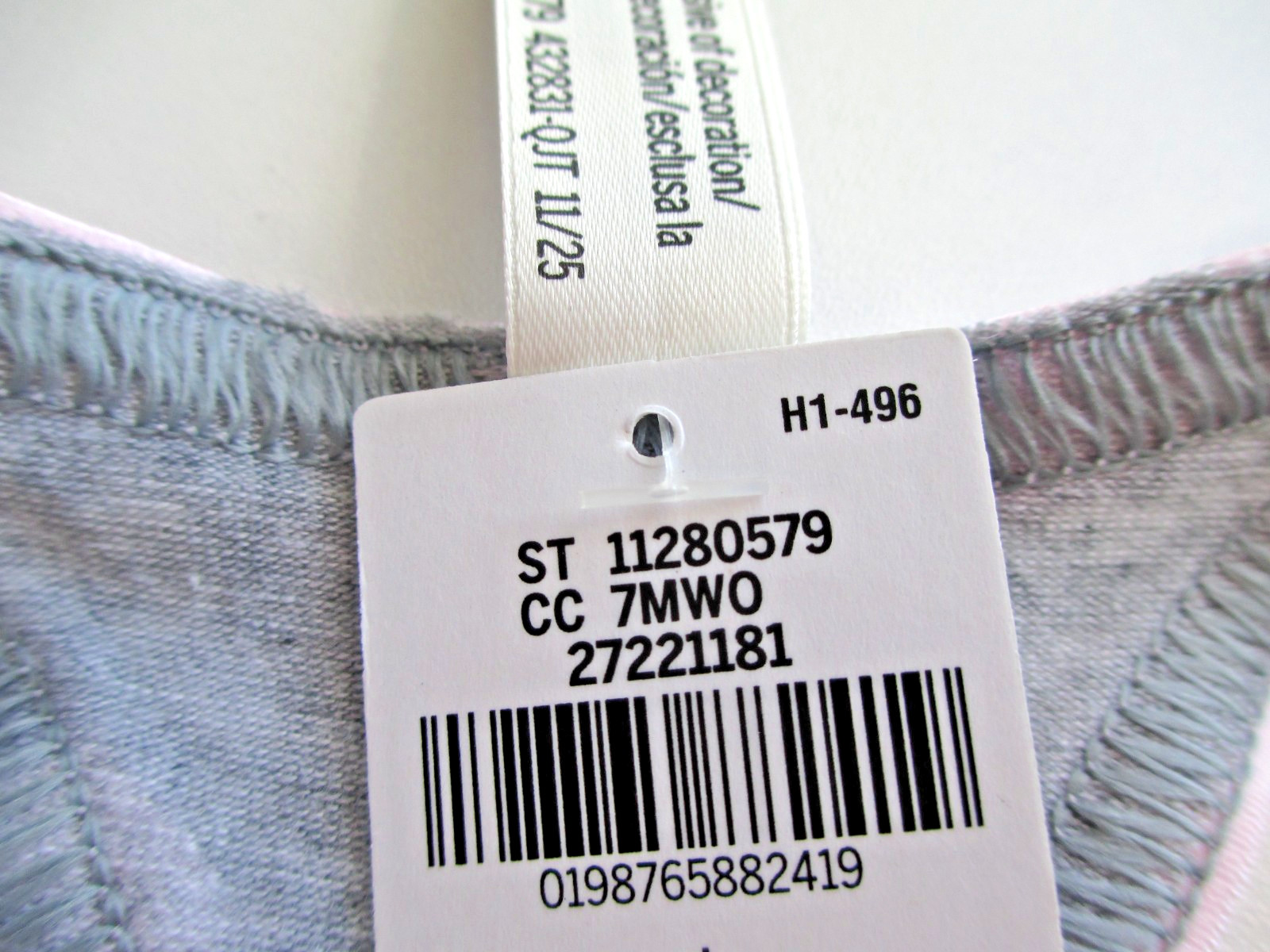 VICTORIA’S SECRET PINK Cotton High Leg Thong Panty S M L XL Gray Polka Dot Heart