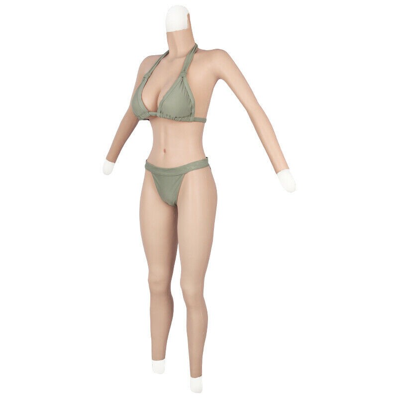 Silicone Body Breast Molds C/G Cup Fake Vagina Hip Shaping Female Body Suit