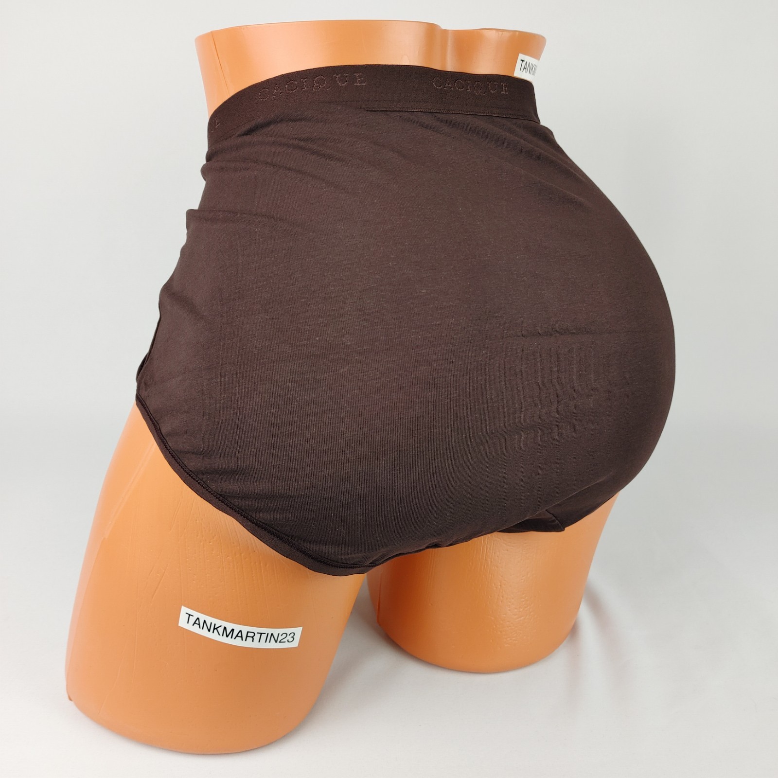 NWT LANE BRYANT CACIQUE COTTON FULL BRIEF PANTY PLUS 22/24 SOLID BROWN CHOCOLATE