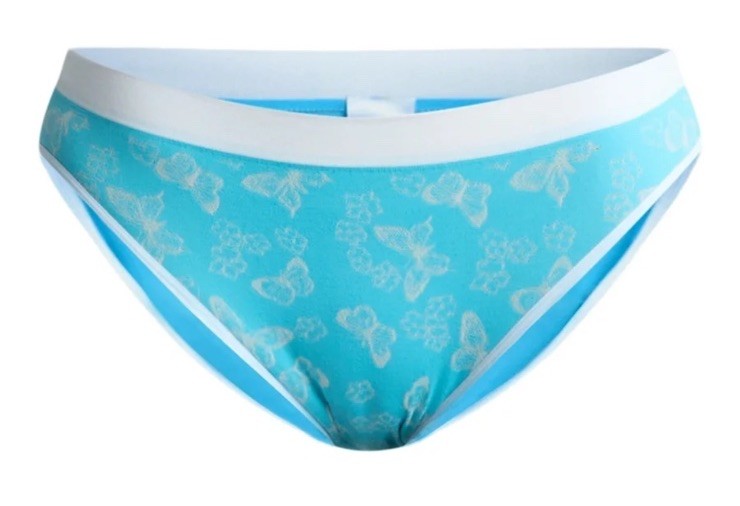Medium 3 Pack Seamless Bikini Panties Size M 8/10 Celebrate Summer Butterflies