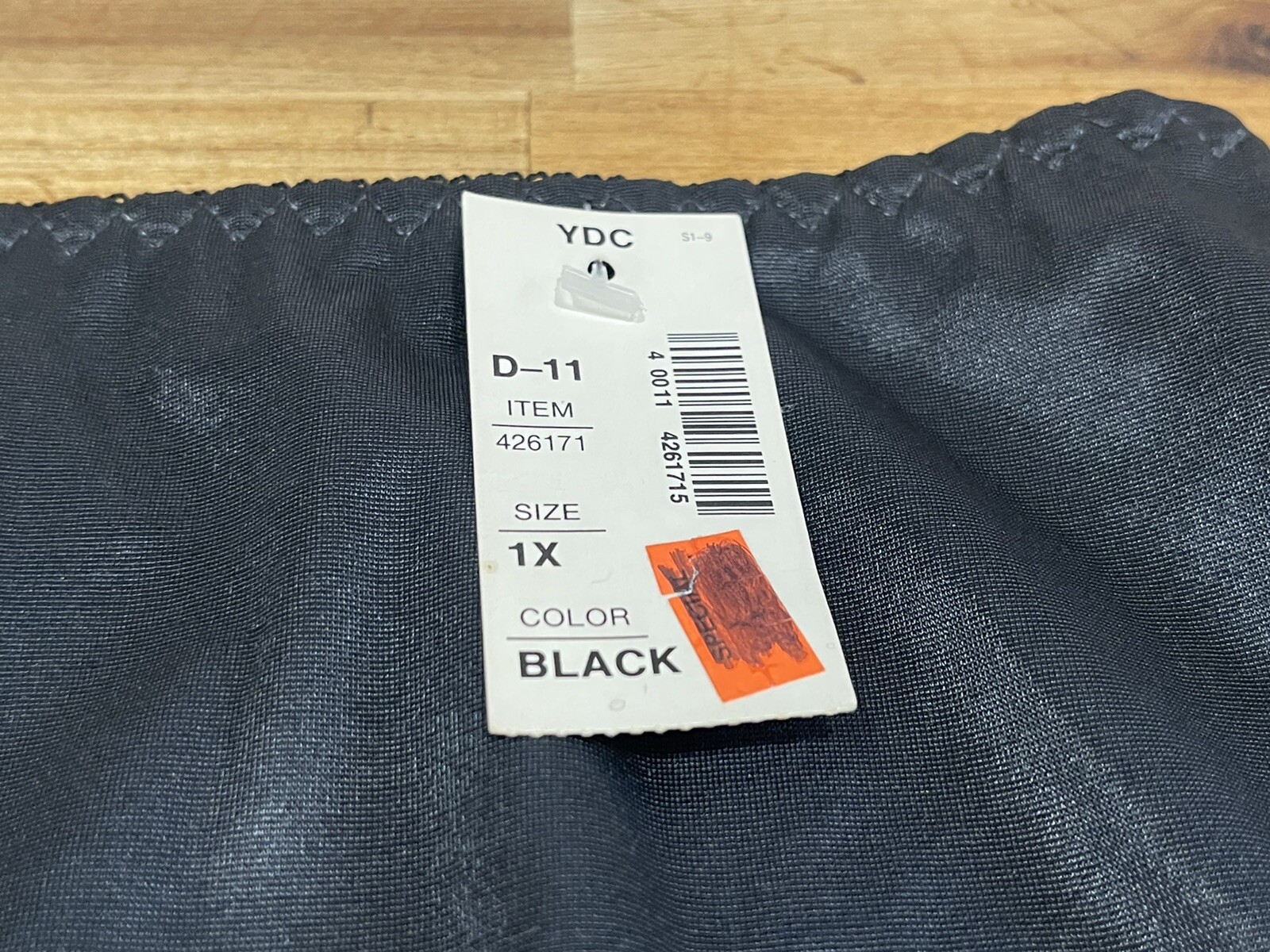 ✅Vtg ✅Nylon Panties ✅Granny High Waisted ✅Cotton Crotch ✅Black ✅Sz 1X ✅Silky
