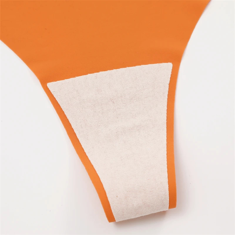 Seamless Thong Panties Low Waist Soft Stretch Comfortable Everyday Wear 10PCS