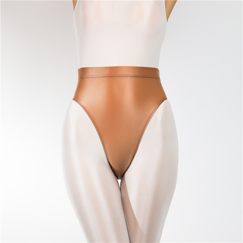 Womens Silky Shiny Satin Glossy Wet Look Knickers Briefs Underwear Panties