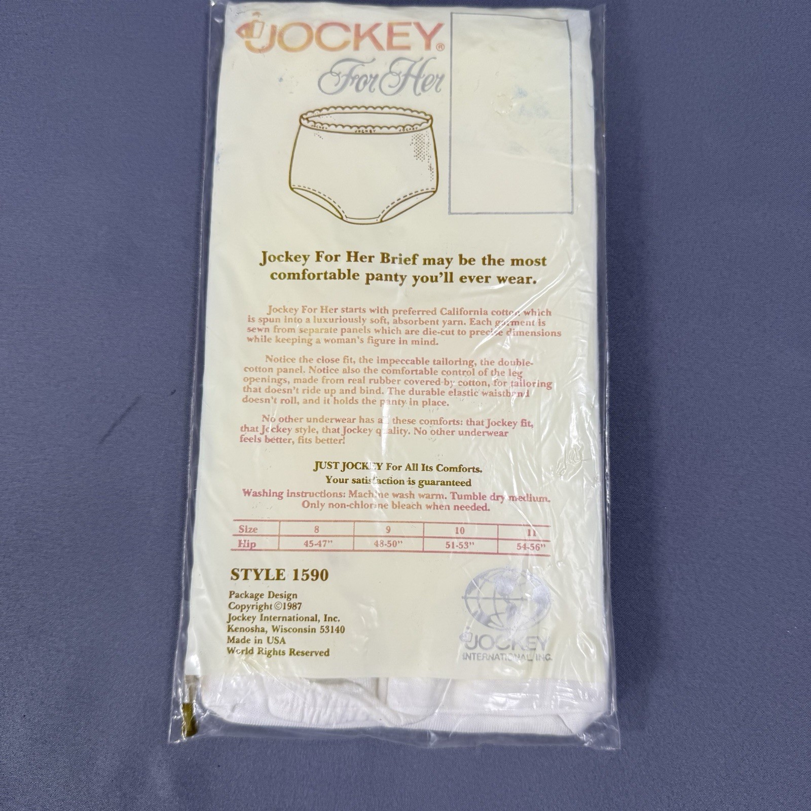 Vtg 1987 Jockey & 1999 Hanes Her Way Cotton HiCut Briefs White 4 Pair Size 8 NOS