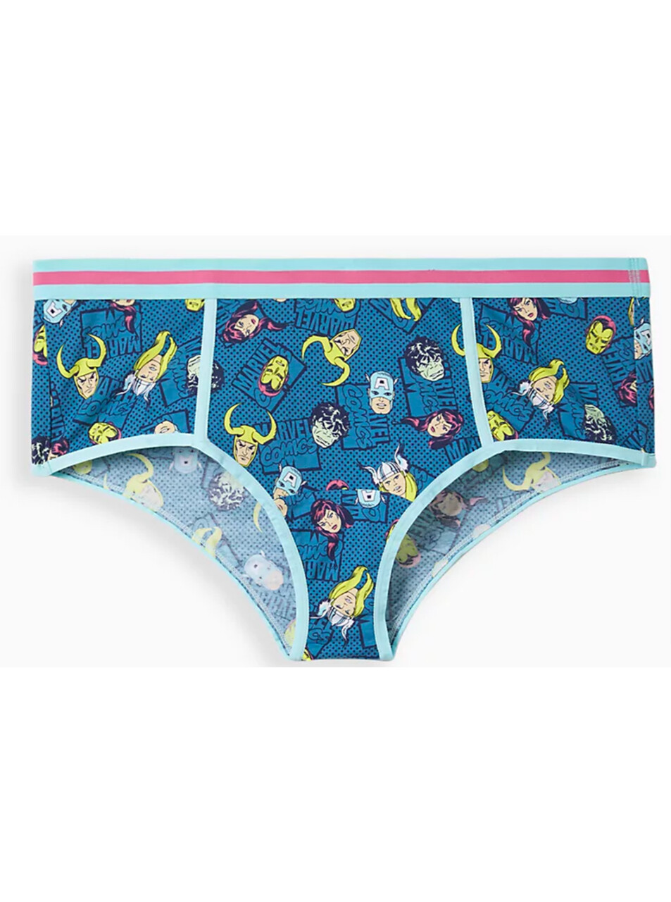 Torrid Avengers Cheeky Panty Plus Size Large (0) Mid Rise Cotton Marvel New