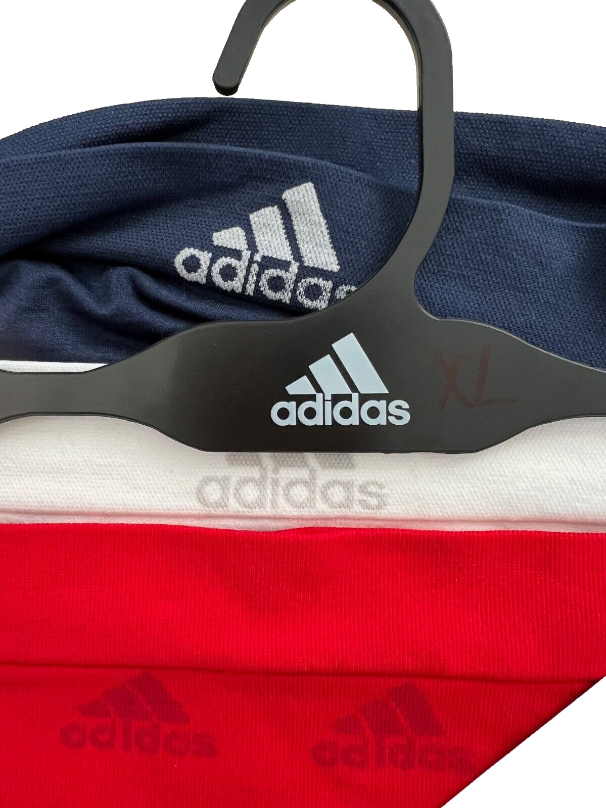 Adidas 4A2H99 3-Pack Underwear Bikini Briefs Red/White/Navy ( XL )