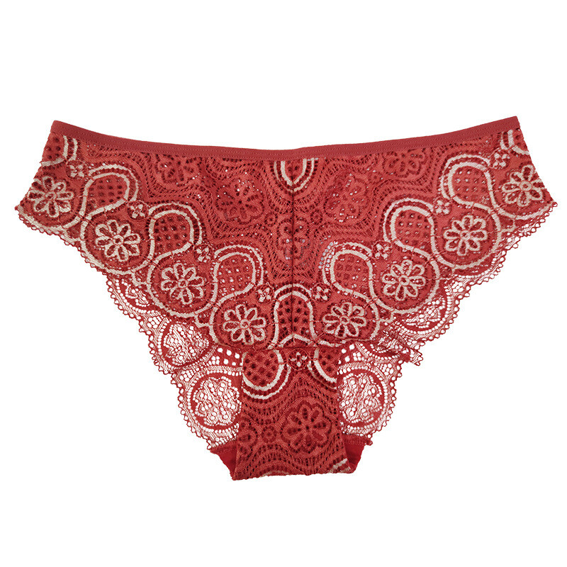 5P Women Ladies Plus Size S-XL XXL Luxury Floral Briefs Panties Knickers Undies