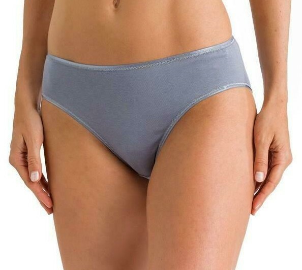 Hanro Hi Cut Panty Brief Lilac Grey Women’s Size XS L57037