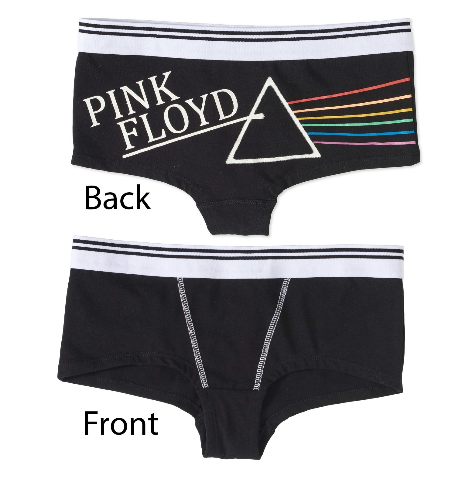 Pink Floyd Boyshort Panties Prism Dark Side of the Moon Women’s Underwear S-2XL
