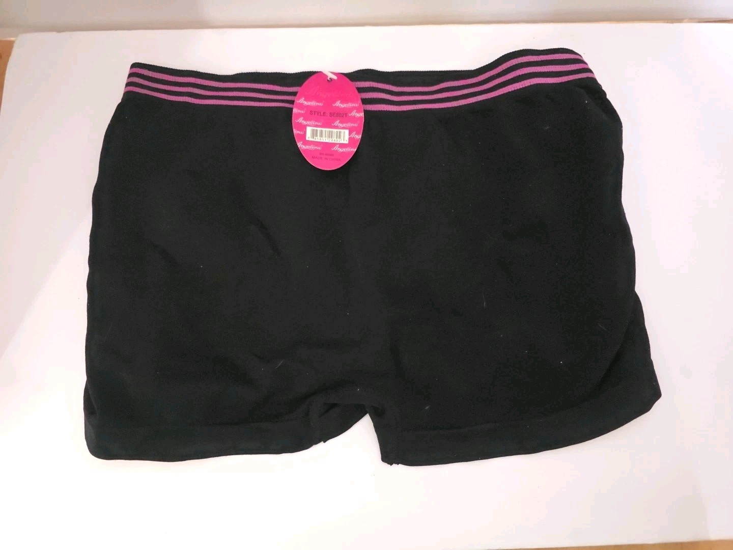 angelina 3 Piece boyshort underware Brandnew With Tags Black And Pink