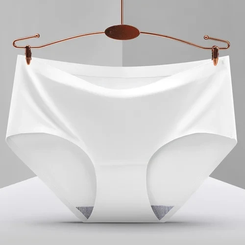 BUBBLELIME Bikini Panties No Show White Women’s Size Medium