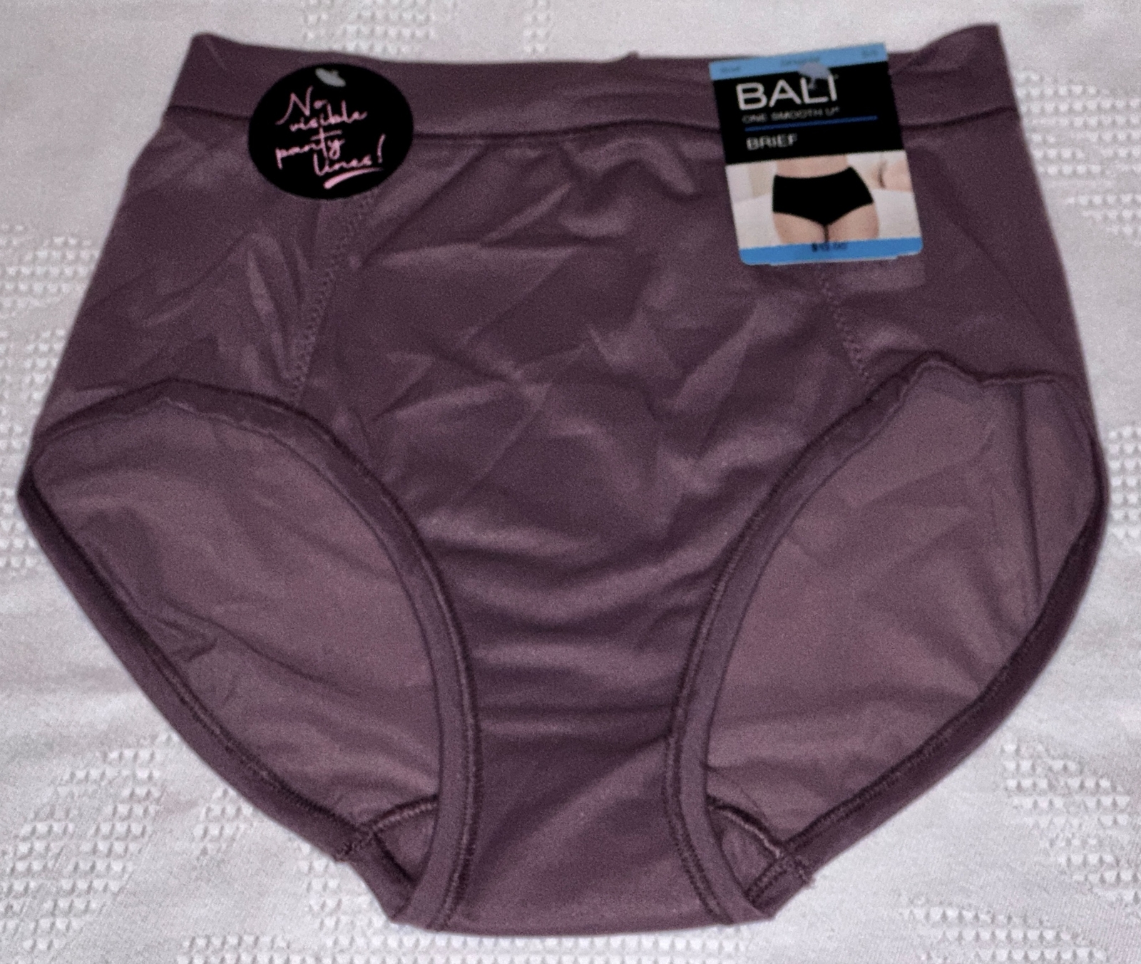 BALI One Smooth U Second Skin Micro Curra Purple Brief Panty Womens S M L XL 2XL
