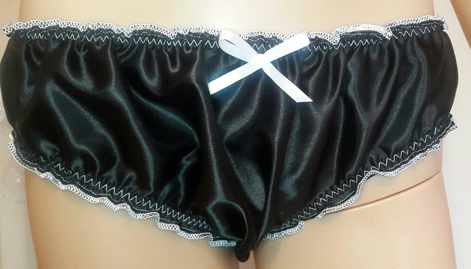🌸MADE TO ORDER “SATIN Lace Ruffle Butt SISSY Knickers any colour, any size🌸
