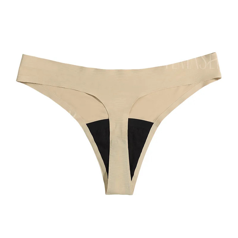Period Thong Panties Low Rise Leak Proof Washable Light Flow Women’s Underwear