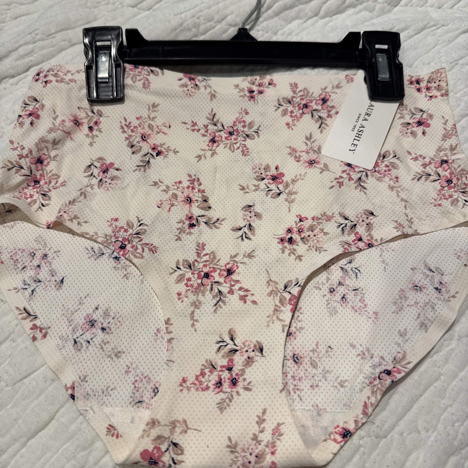 Laura Ashley Panties Hipster Underwear 1 Pack Size Small Bottoms Nylon Spandex