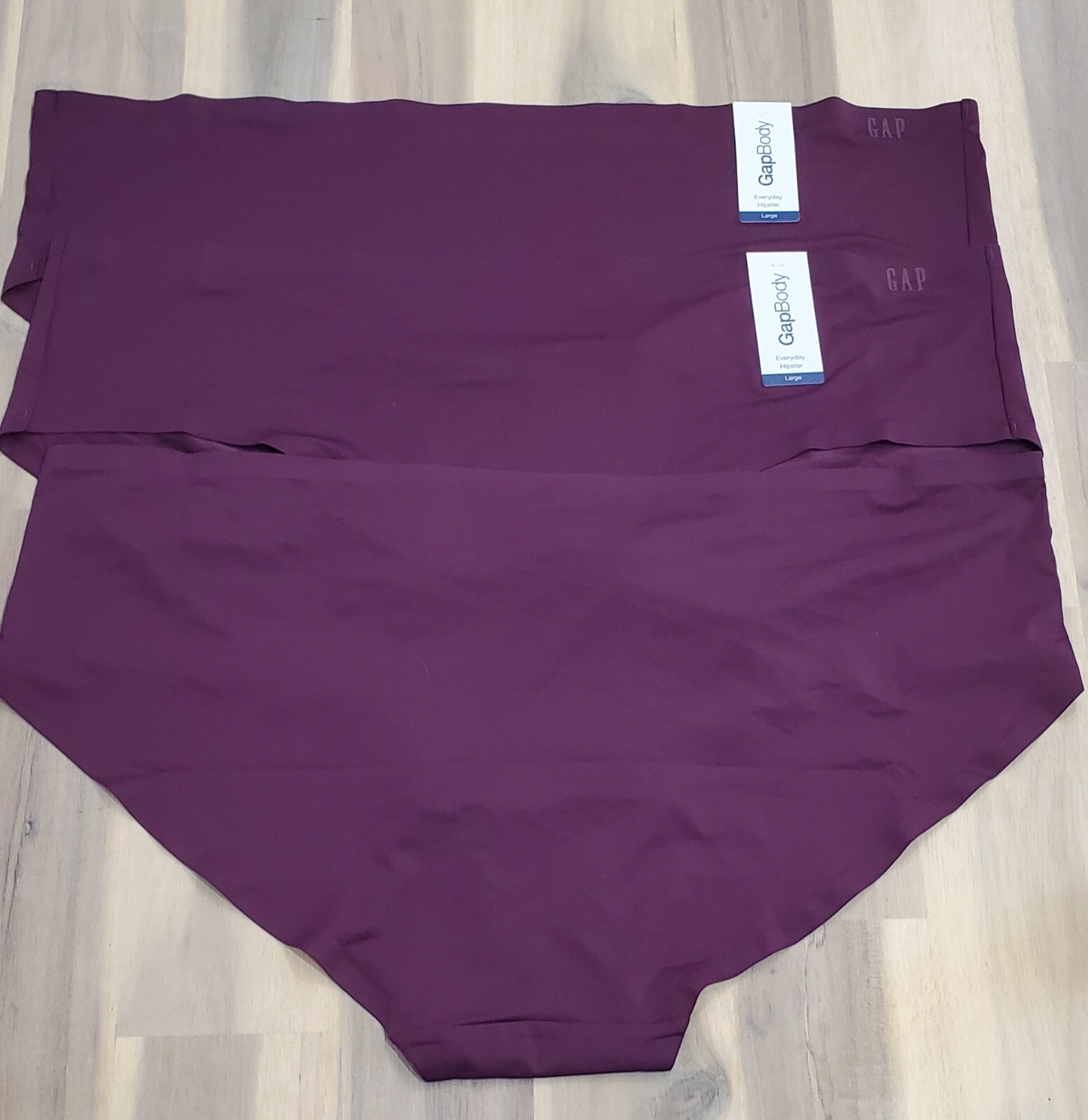 Gap GapBody Women’s Everyday Essentials Laser Bonded Hipster Panties Large 3PK