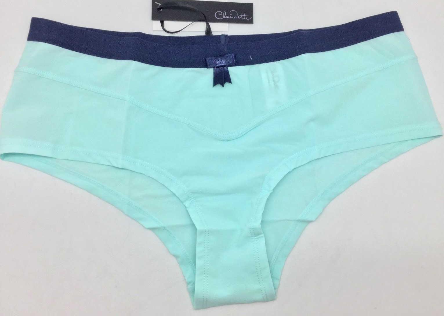Love Claudette Sophia Boyleg Bikini Panty Briefs Underwear Lingerie Seafoam Navy
