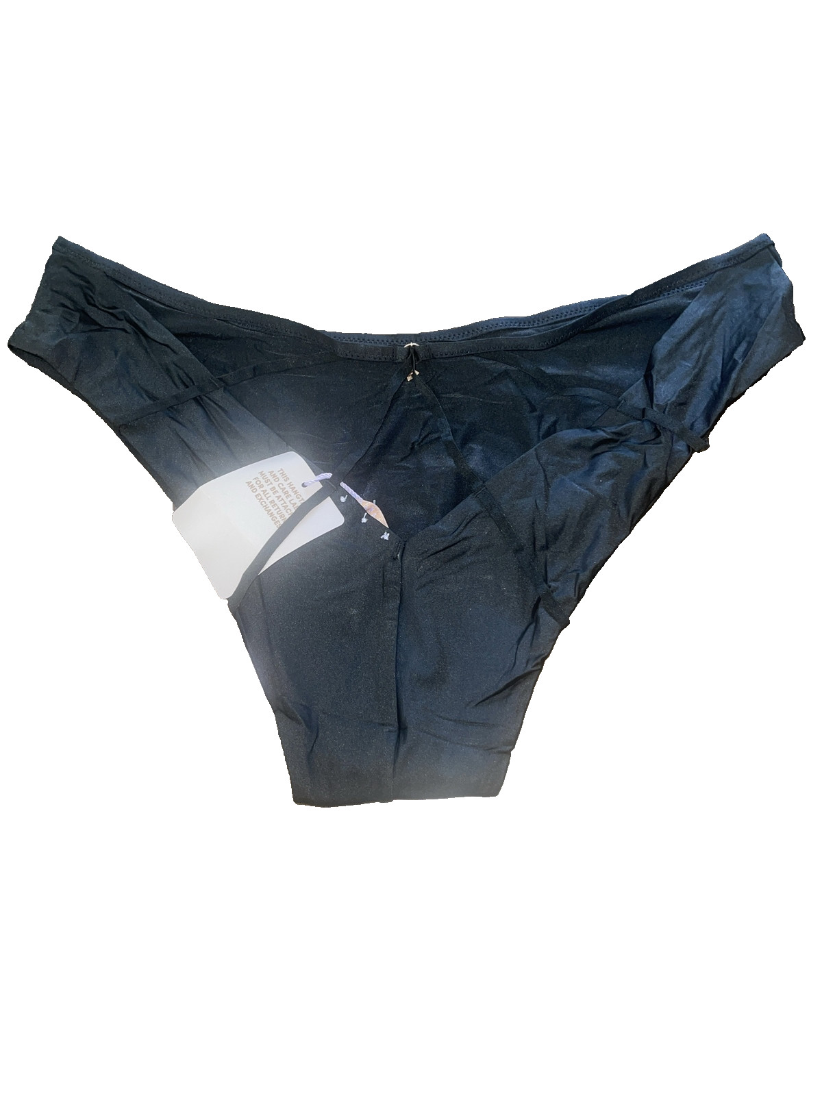 Savage Fenty Black Bikini Panty Cross Back Large Sissy Sexy Streetcore Goth