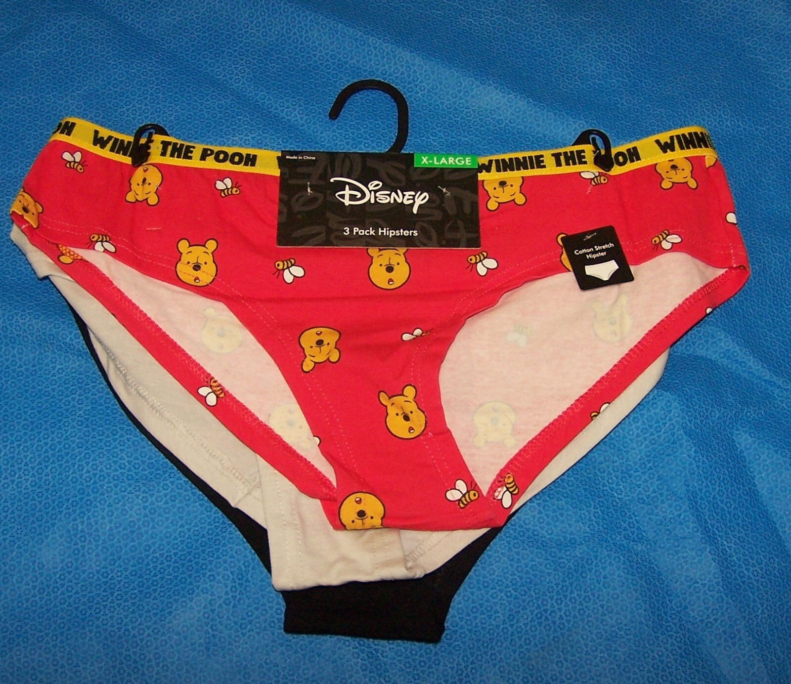 Disney Winnie-the-Pooh Womens Panties Hipsters 3 Pack Size XL