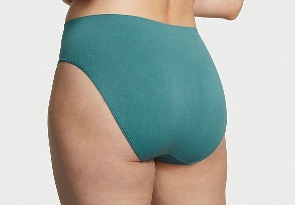 XXL Sage SEAMLESS NOSHOW FULLCOVER Victorias Secret High Leg Waist Brief Panty