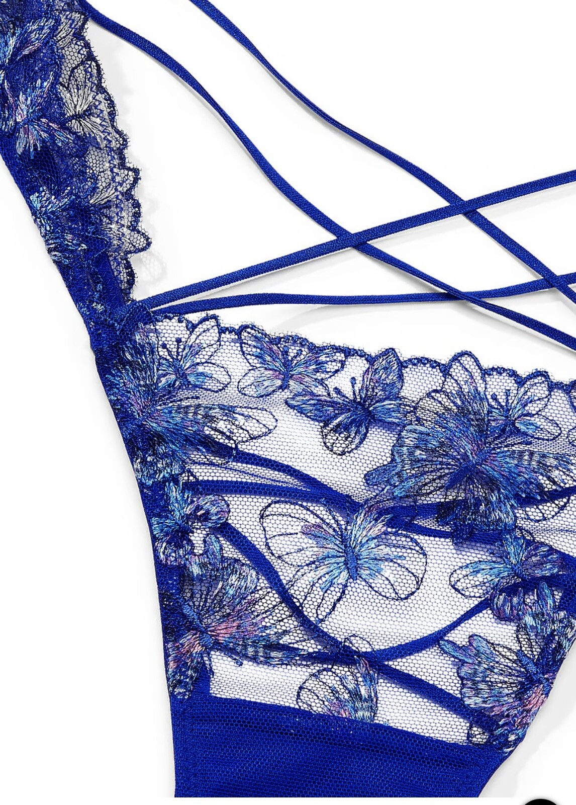 Victoria’s Secret VERY SEXY Butterfly Embroidery Strappy Bikini Panty