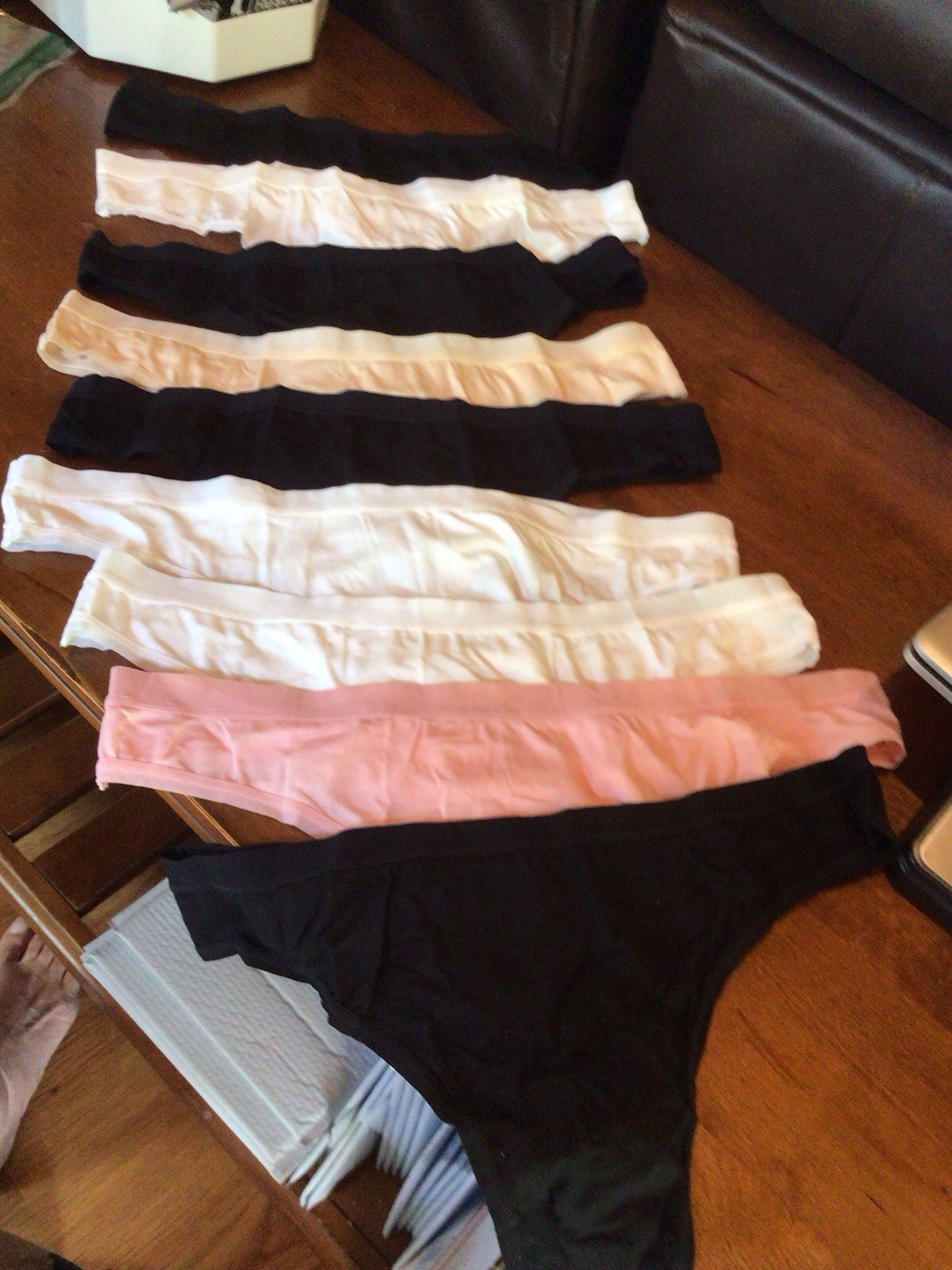 Leisure Pursuit Women’s Panty Thong Underwear Medium 9 Pair New In Package