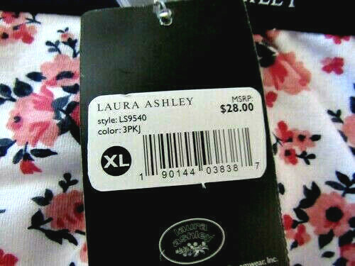 LAURA ASHLEY BIKINI PANTIES XLARGE 3 PAIR WOMENS FLORAL PRINT GRAY NAVY MSRP $28