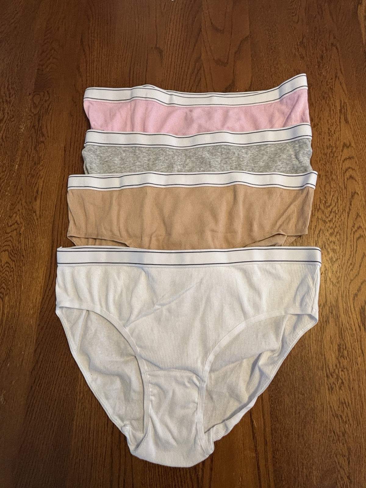 No Boundaries 4 or Womens Stretch Rib Knit Hipster Underwear Size XL (16-18)