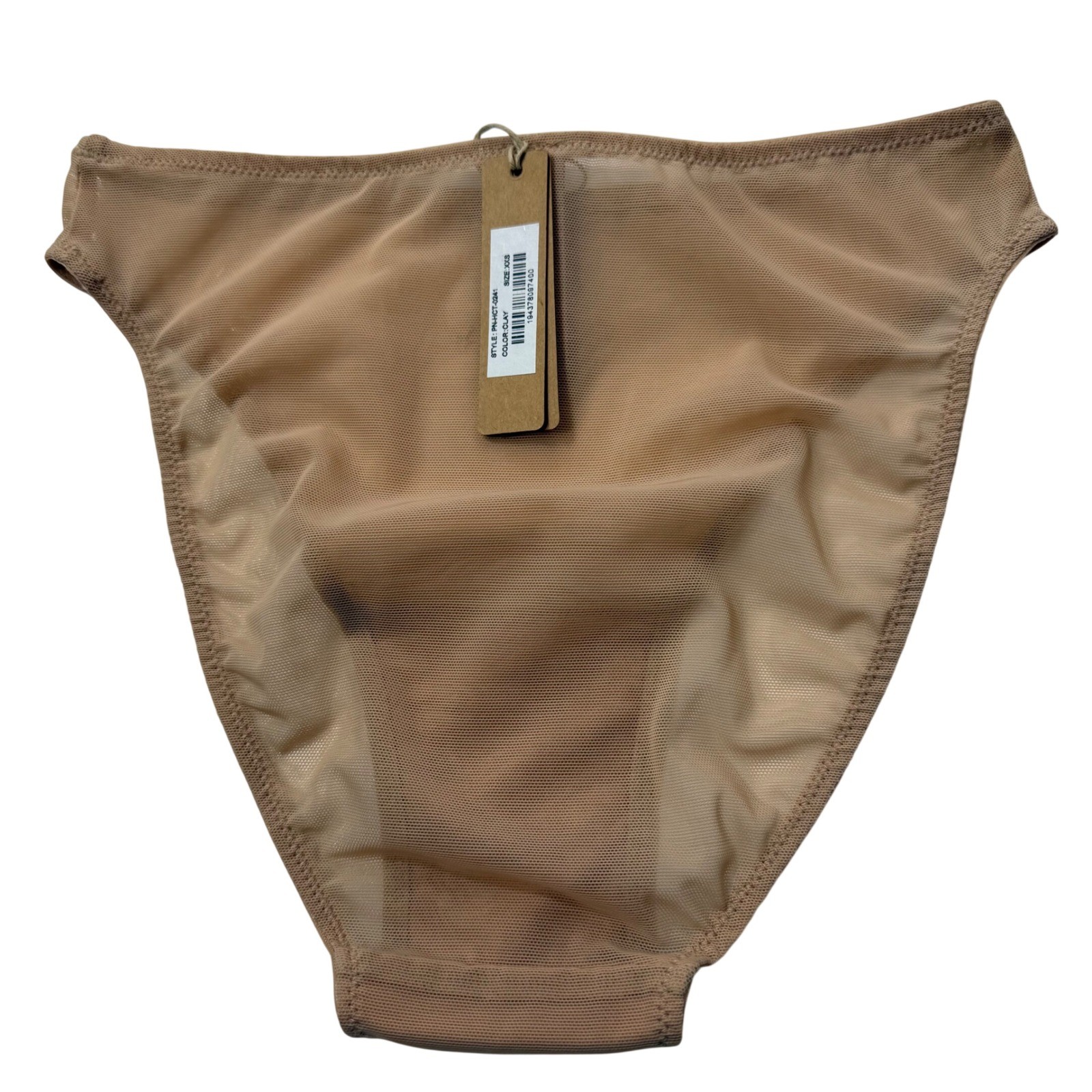 SKIMS Mesh High Cut Brief Lot of 2 Clay Jasper XXS