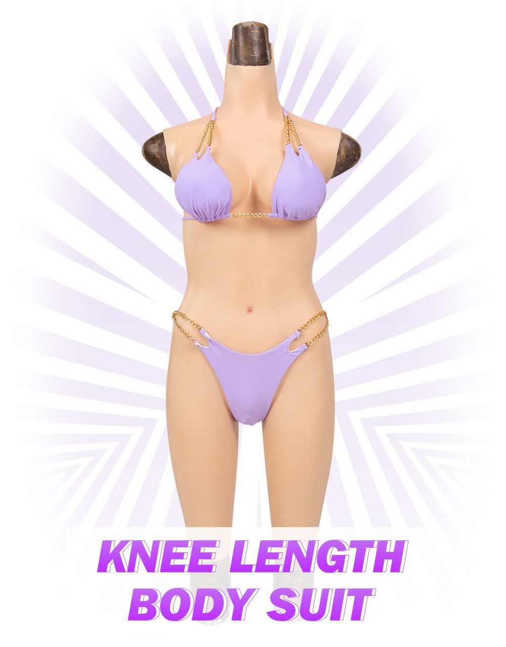 Silicone Body Breast Molds C/G Cup Fake Vagina Hip Shaping Female Body Suit