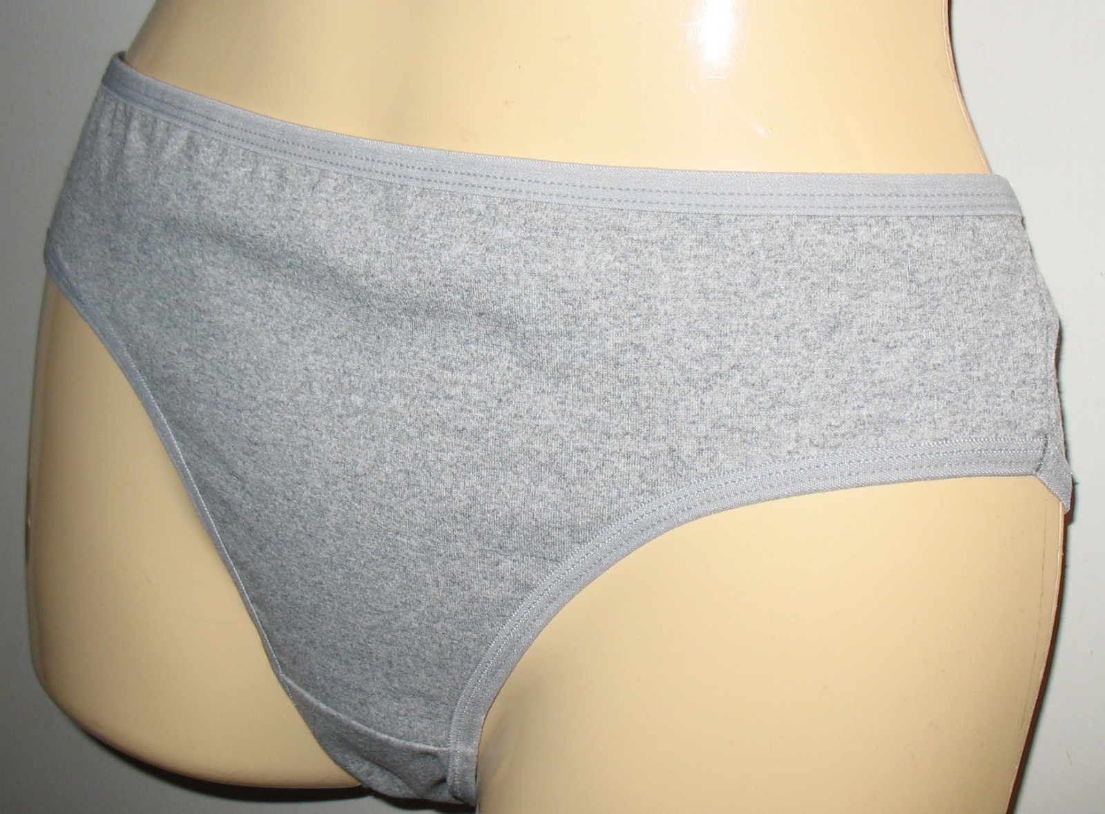 PANMANNI – NEW – SIZE: XL GRAY COTTON STRETCH PANTY ” CEST LA VIE ” ON BACK