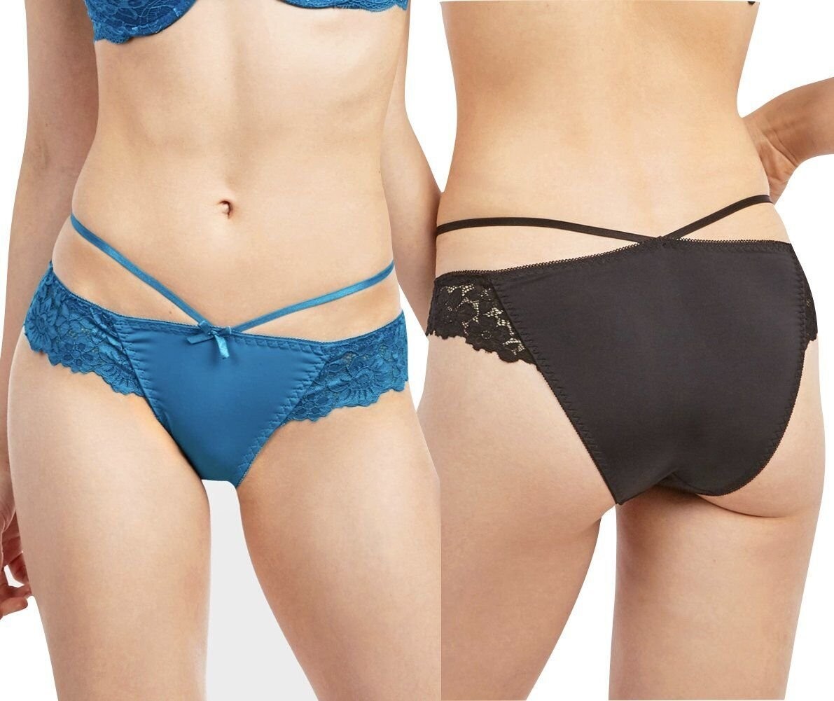 ToBeInStyle Women’s 6-Pack Sexy Delicate Sheer Floral Lace Design Underwear