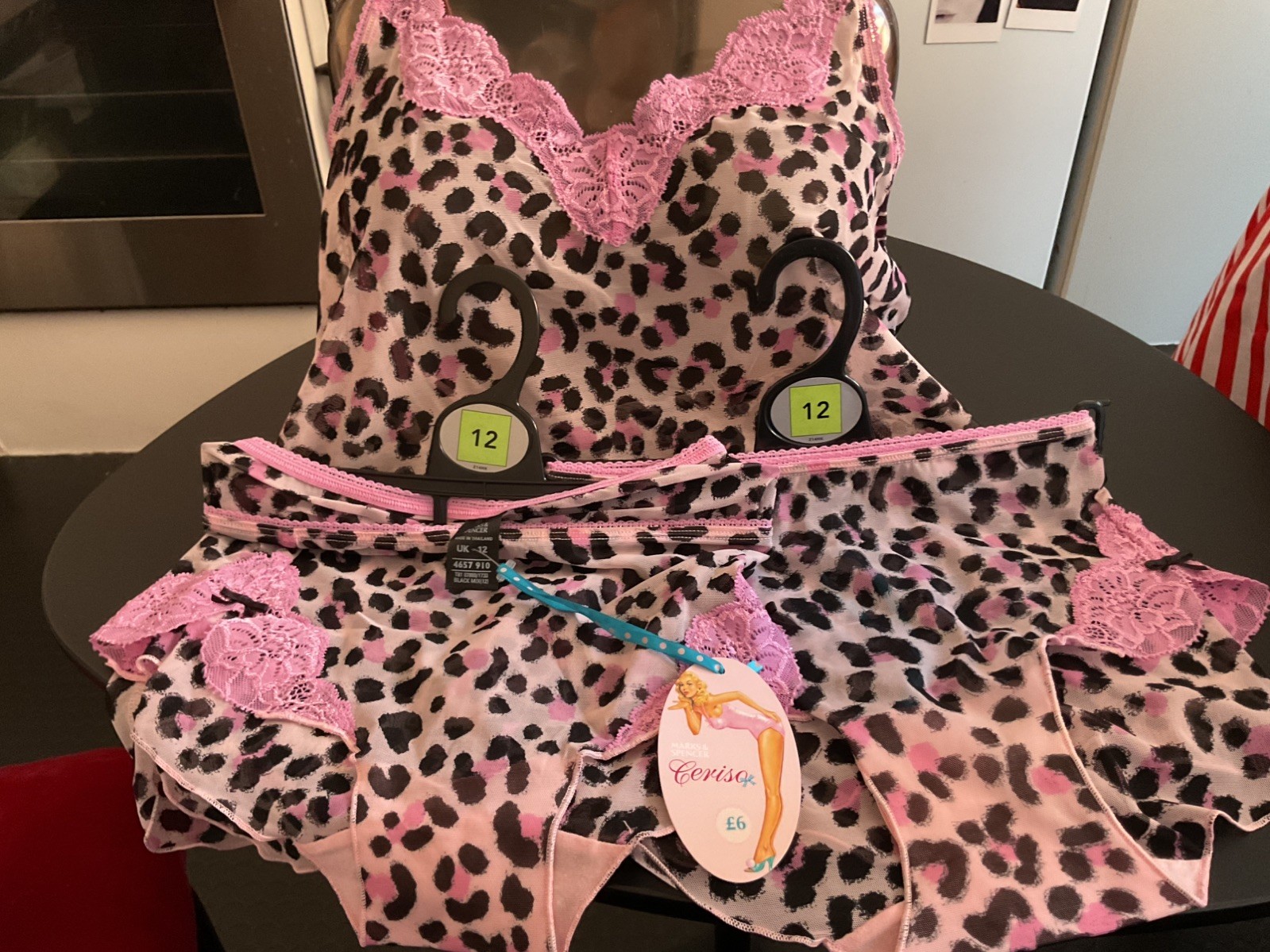BNWT MARKS & SPENCER 12 LADIES BRIEFS KNICKERS CERISO PANTIES & matching Cami