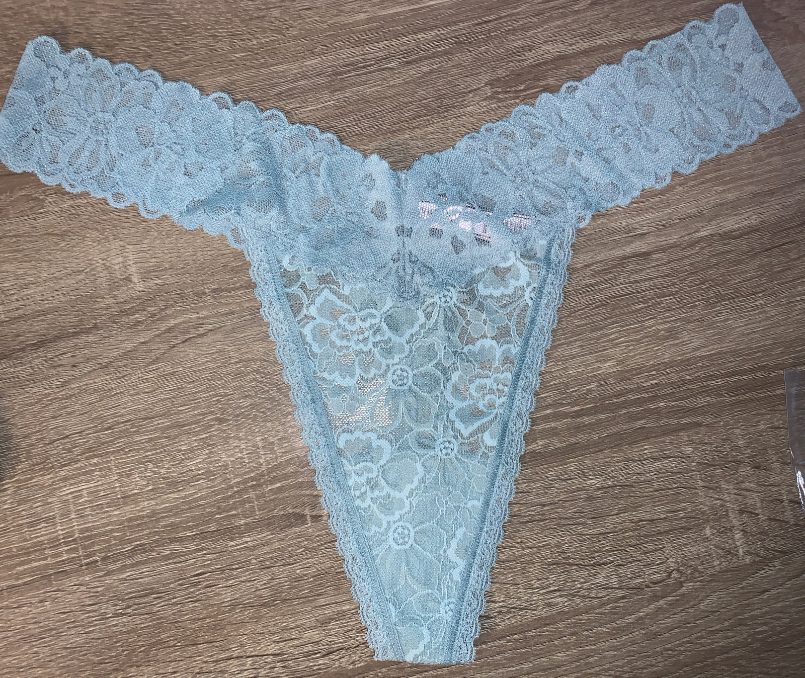 NWT VICTORIA’S SECRET Size XXL The Lacie Thong Panty Sage Dust Green Stretch
