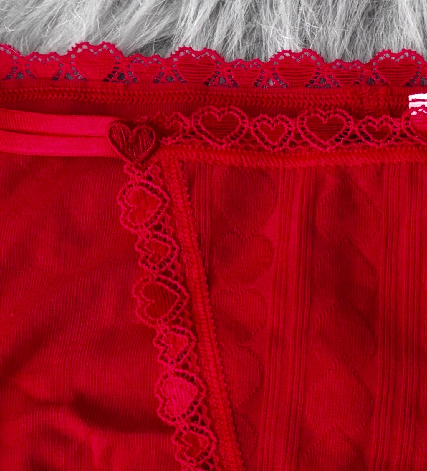 Victoria’s Secret String Bikini Panty Red Heart Strappy S M L XL 2XL