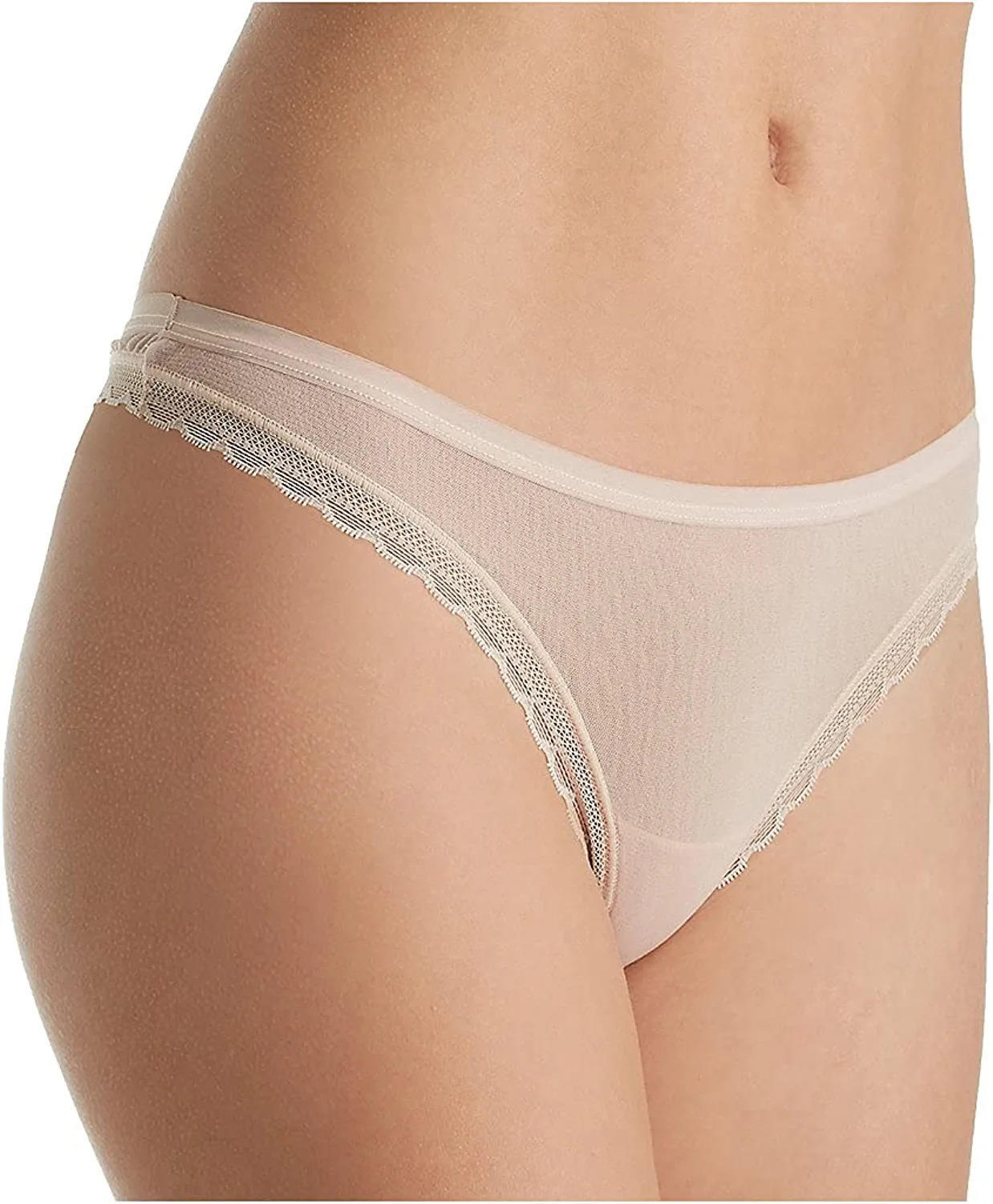 OnGossamer 289070 Women’s Next to Nothing Hip G Thong Panty, Champagne, Medium