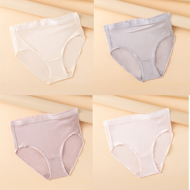 3pcs 100 Mulberry Silk Underwear Women Briefs Lady Panties 100 Silk Sliky Briefs