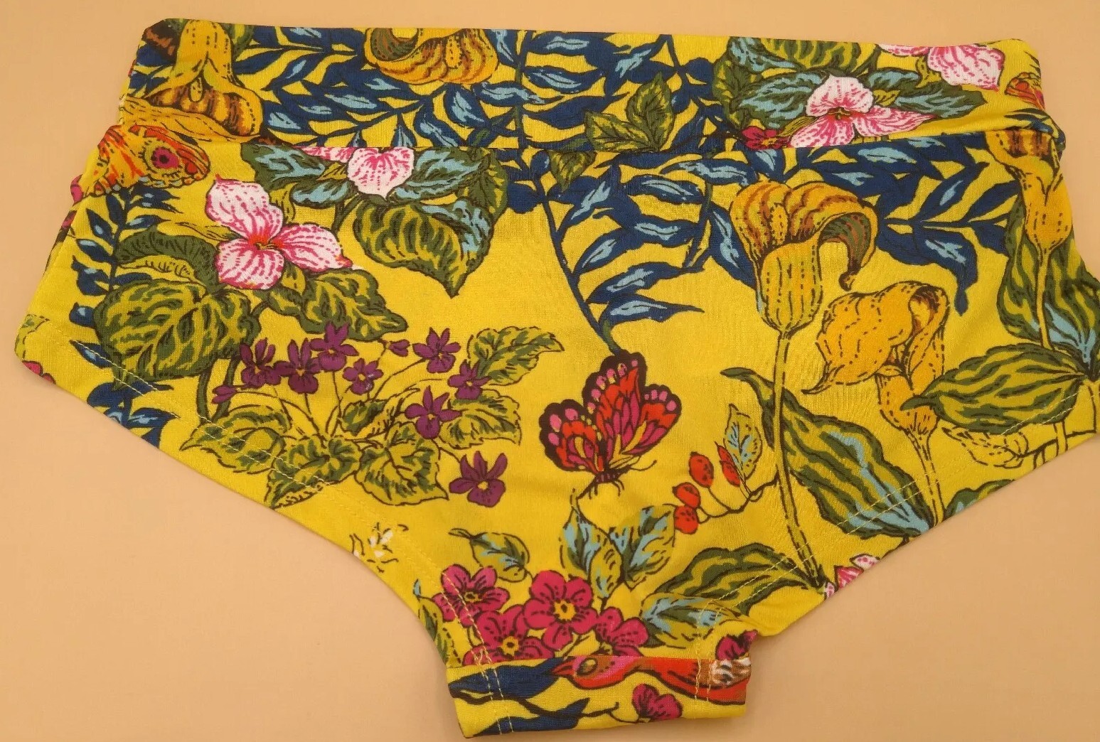 Anthropologie – Yellow/Floral – Boy Shorts/Briefs – Size: XXS/XS