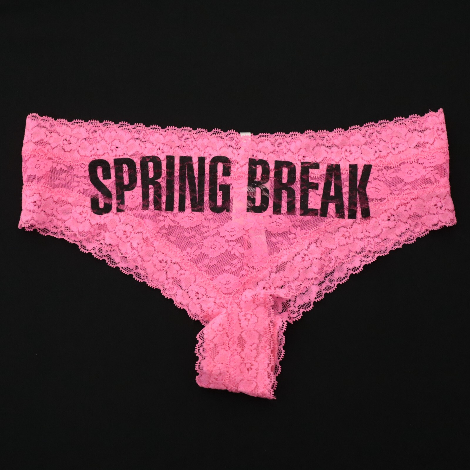 NEW Victoria’s Secret VTG PINK Lace Spring Break Cheekster Cheeky Panty MEDIUM